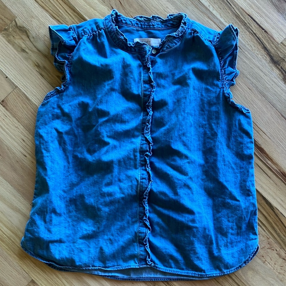 Loft Denim L Petite Too cotton